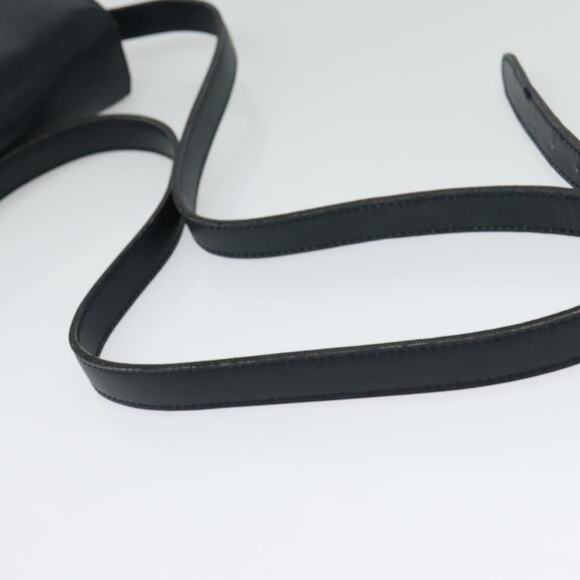 CELINE Shoulder Bag Leather Navy Gold - Picture 7 of 12